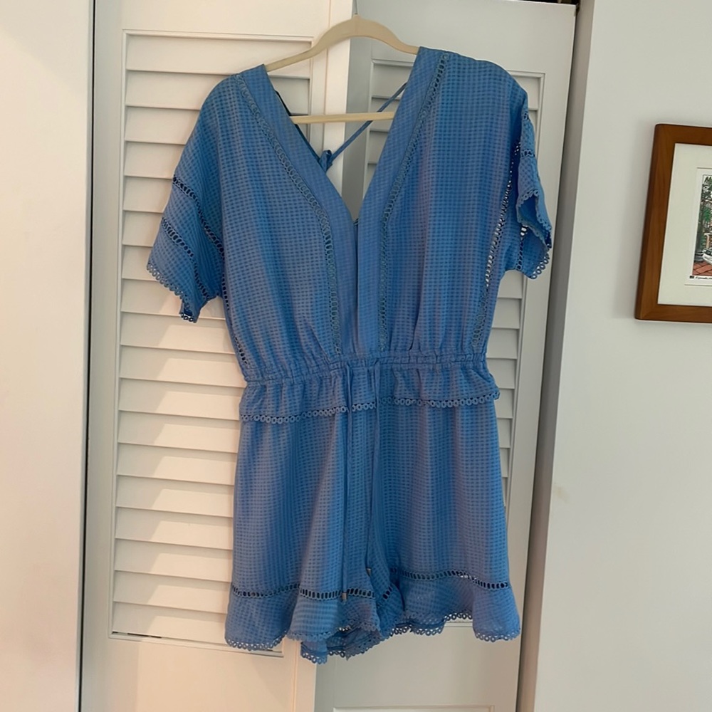 Blue romper